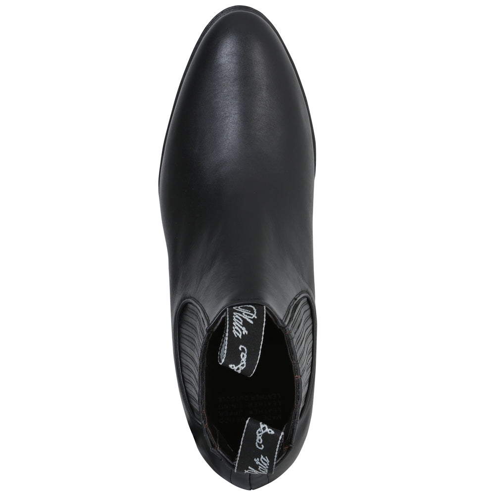 El Canelo "Plata" Men's Charro Ankle Cowboy Boot - Made in Mexico - Atlas Black 232 — view 6