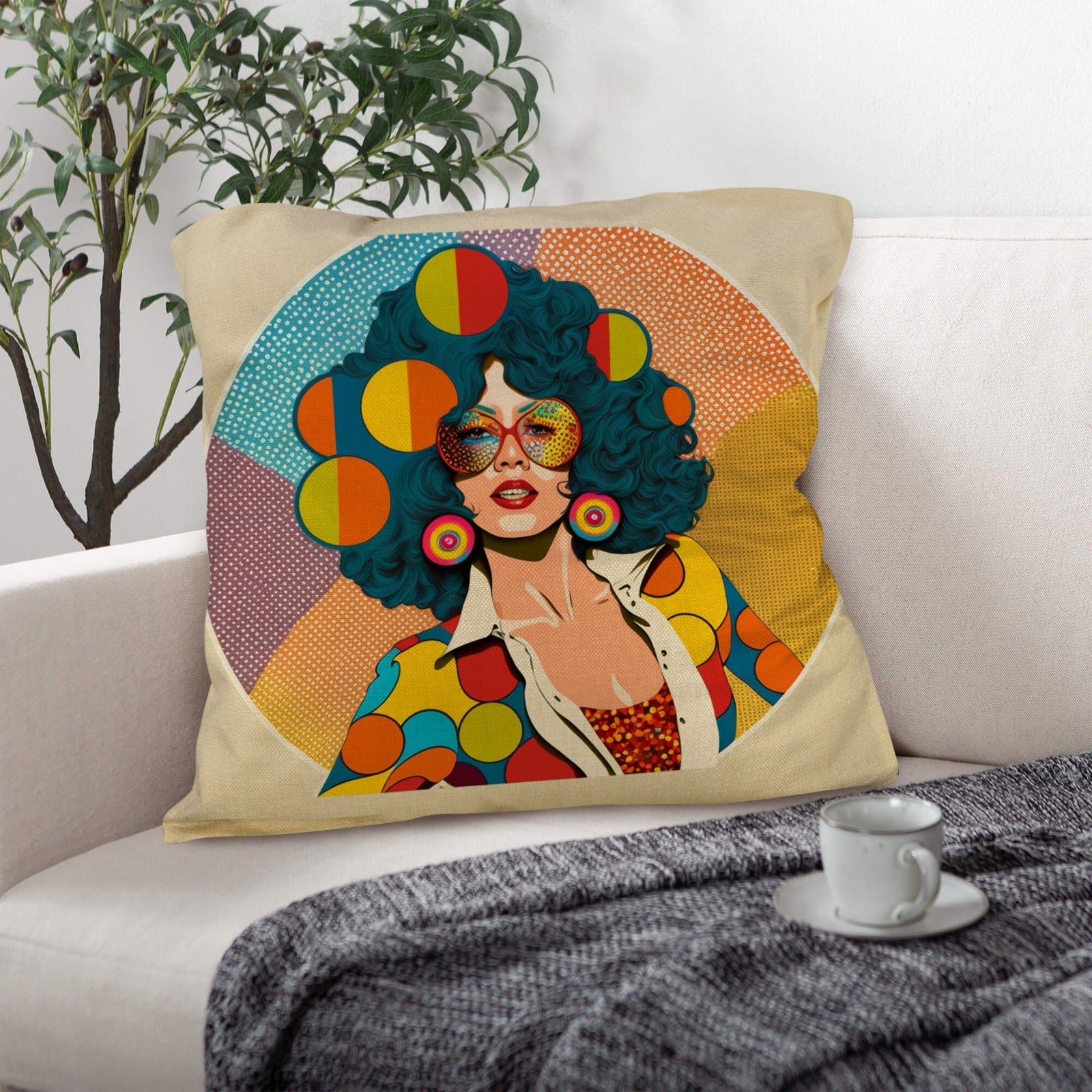 Baha Ranch Disco Girl 3 Pillow Case Made in America by Baha Ranch Western Wear - product image 2