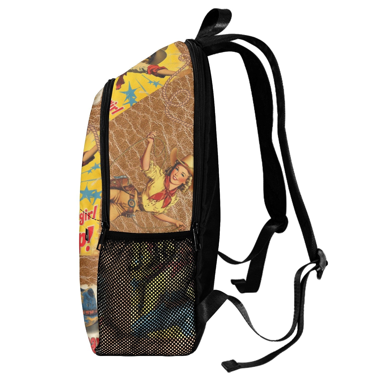 Baha Ranch Vintage Cowgirl Collage Backpack by Baha Ranch Western Wear - product image 5