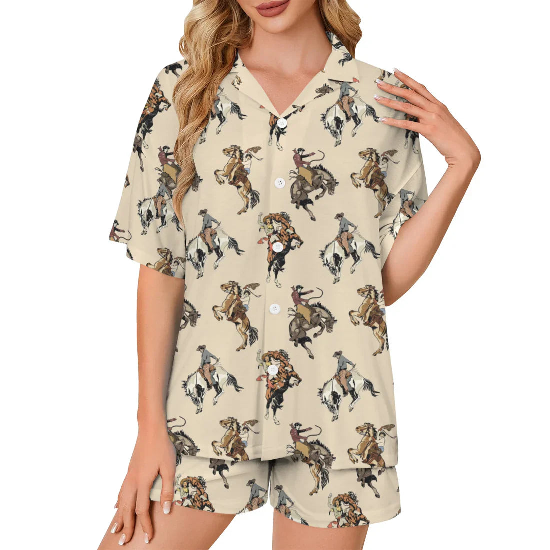 Baha Ranch Vintage Cowgirl Women's Pajamas Made in America by Baha Ranch Western Wear - product image 3