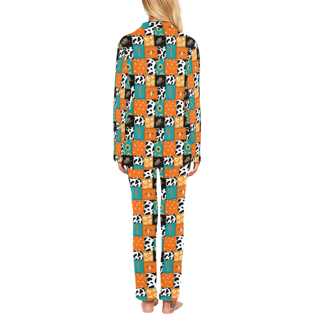 Baha Ranch Western Patchwork Women's Western Pajama Set by Baha Ranch Western Wear - product image 2
