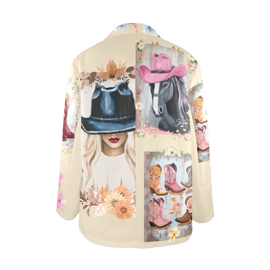 Baha Ranch Danilo Painted Cowgirl Western Blazer by Baha Ranch Western Wear - product image 4