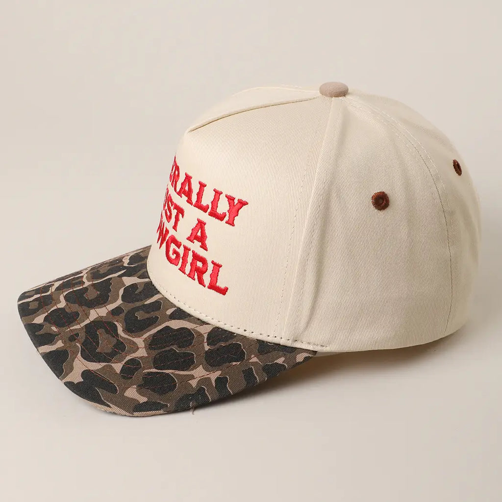 Literally Just A Cowgirl Trucker | Cap — view 2