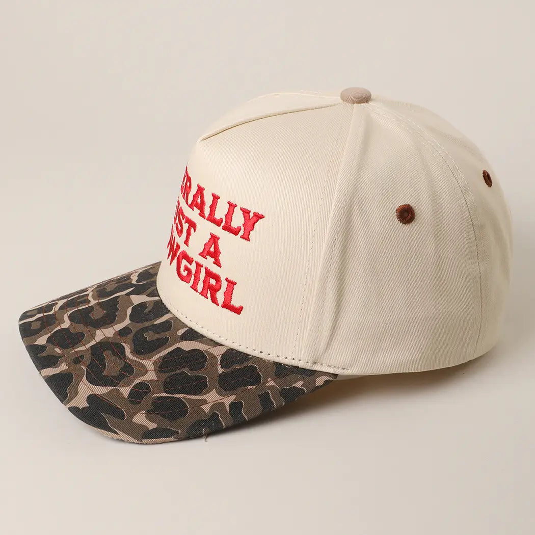 Literally Just A Cowgirl Trucker | Cap — view 2