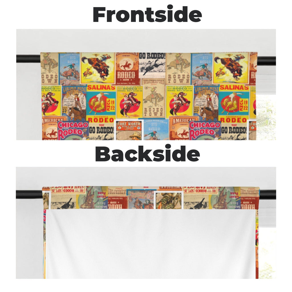 Baha Ranch Vintage Rodeo Window Curtain 28"x40" (2-Piece) Made in America by Baha Ranch Western Wear - product image 4