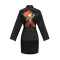 Baha Ranch Be My Valentine Women's Long Sleeve Belted Satin Feel Dressing Lounge Robe by Baha Ranch Western Wear