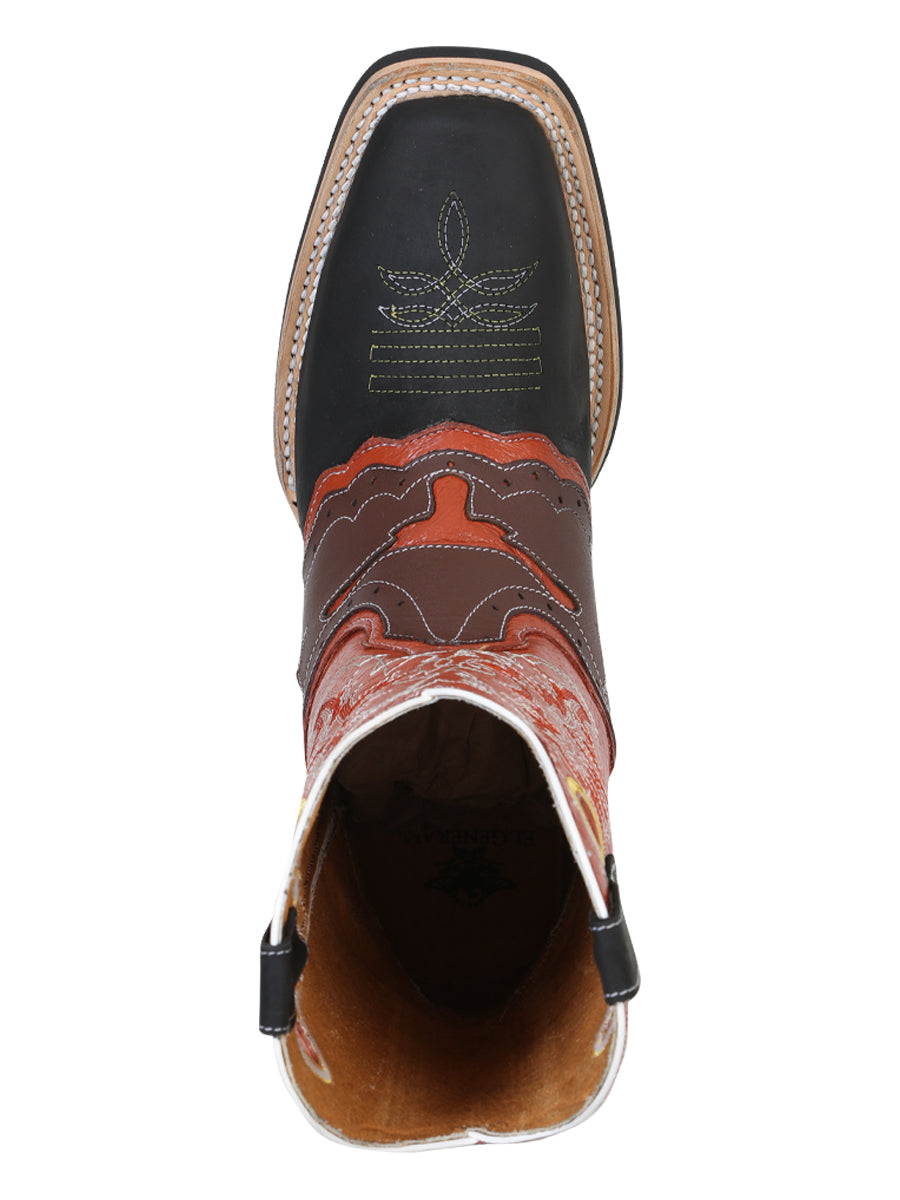 El General Rodeo Boot - Crazy Black 33305 — view 5