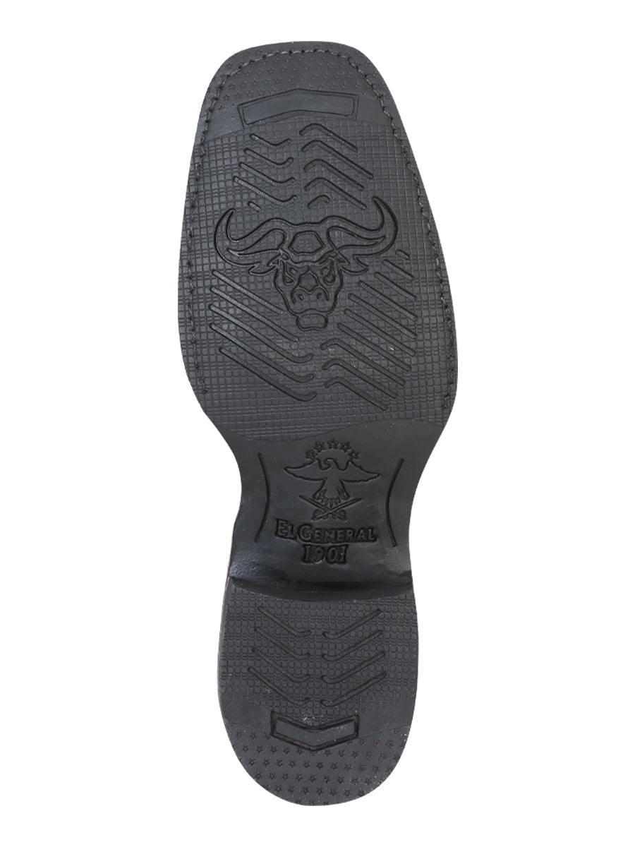 El General Rodeo Boot - Crazy Black 33305 — view 6
