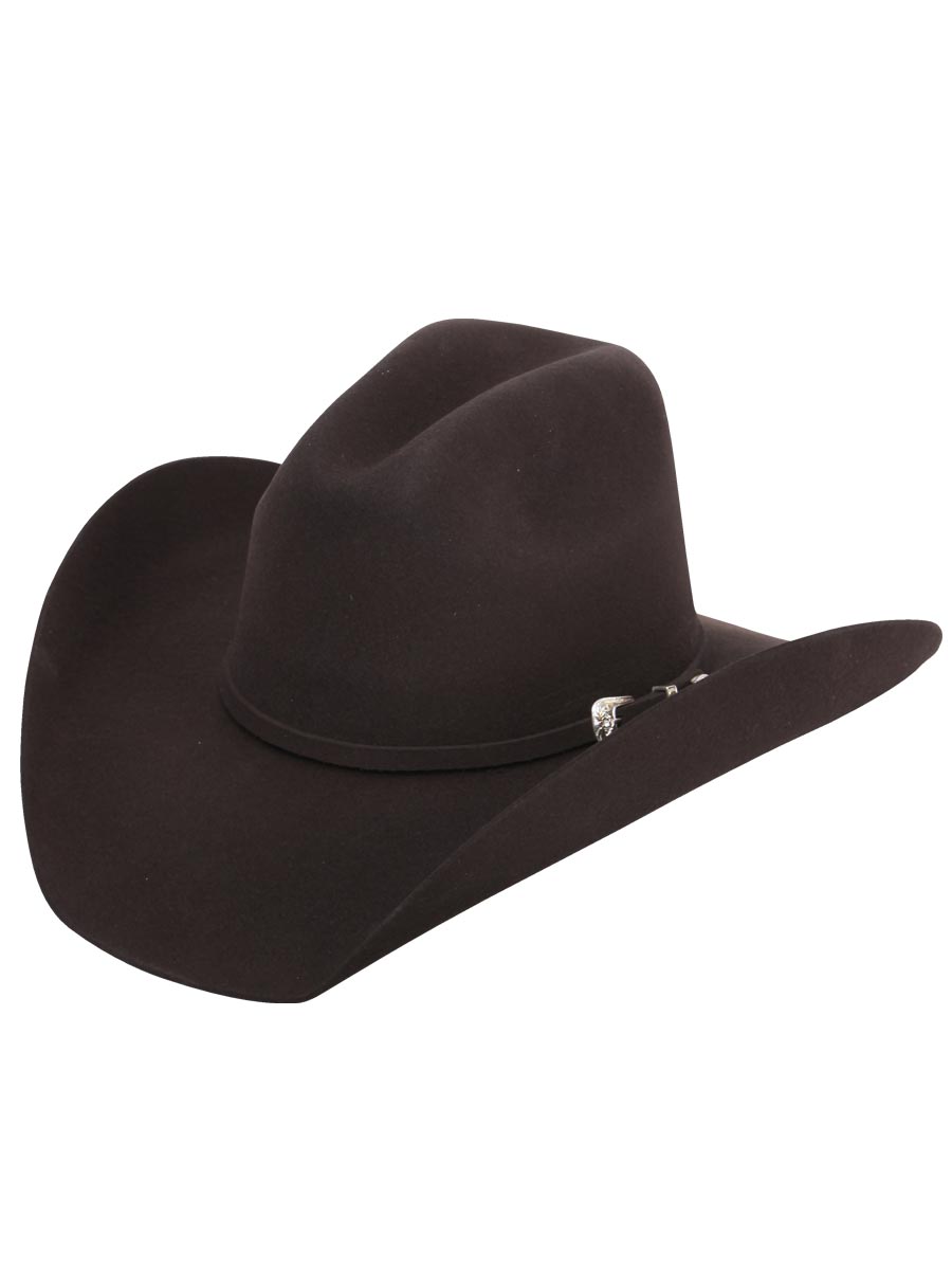 El General 50X Premium Wool Cowboy Hat Made in Mexico – Style "Rosendo" Brown 35008