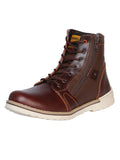 ProCliff Women's Leather Lace-Up Ankle Work Boot - Made in Mexico - Vino Wine 35209