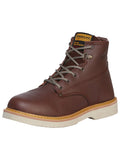 Procliff Protection Men's Leather Lace-Up Work Boots - Walnut 35211