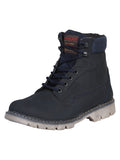 ProCliff Protection Women's Leather Lace-up Work Boot - Made in Mexico - Nubuck Blue 35226