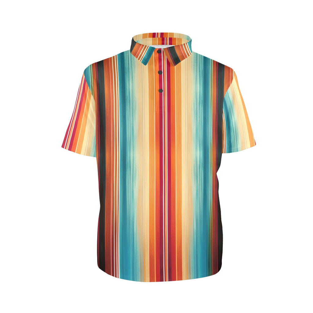 Baha Ranch Serape Western Polo Style Shirt by Baha Ranch Western Wear - product image 4