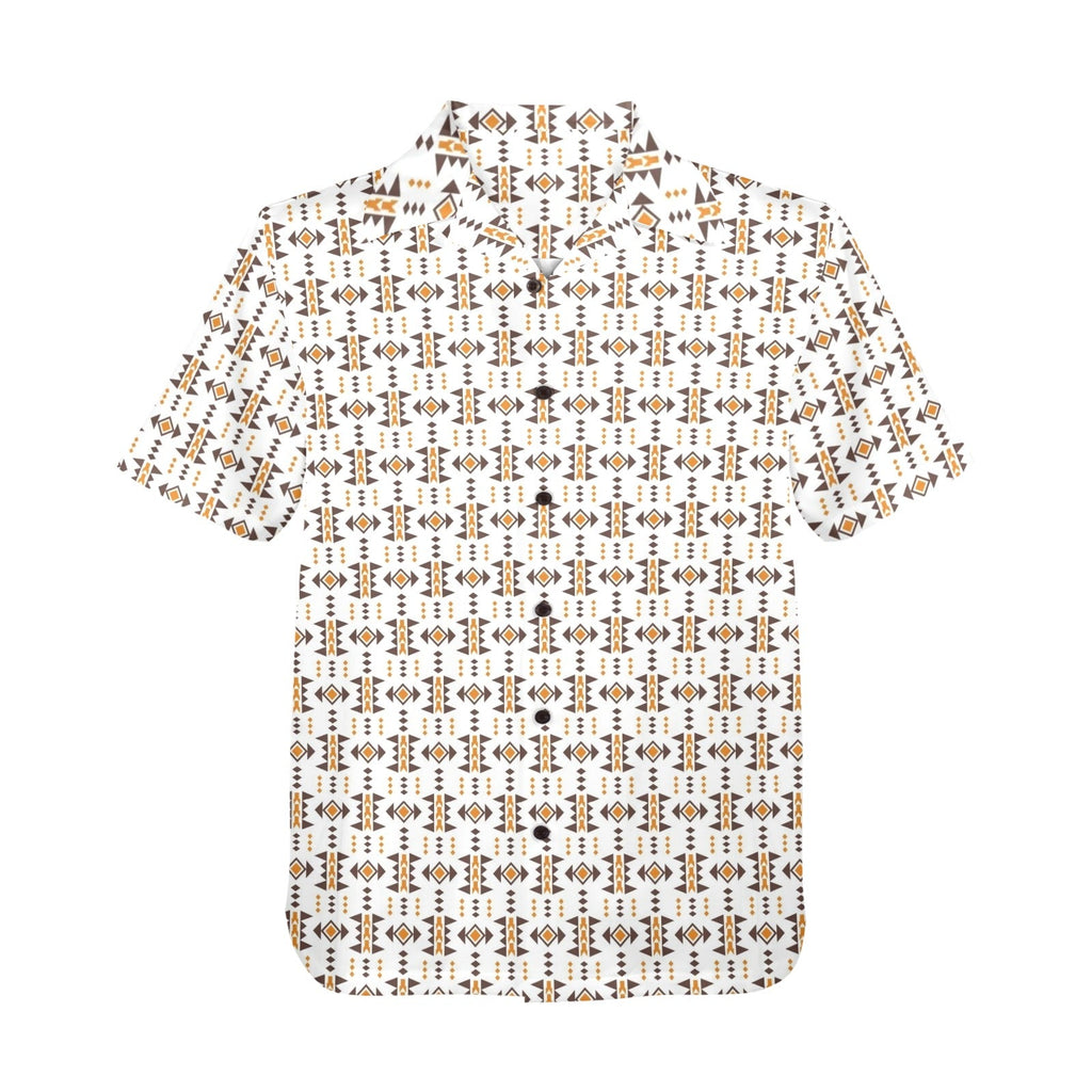 Baha Ranch White Aztec Hawaiian Shirt Made in America by Baha Ranch Western Wear - product image 3