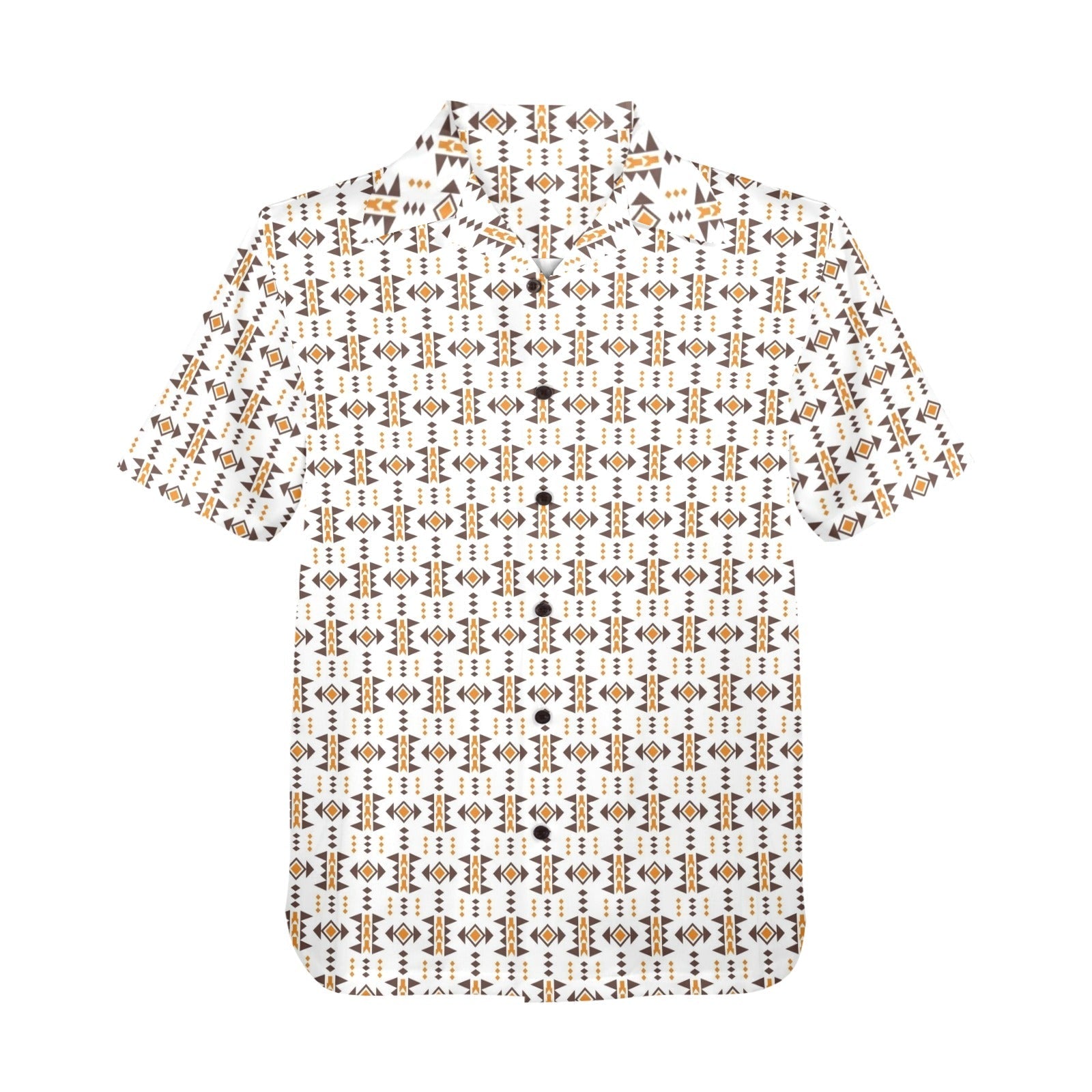Baha Ranch White Aztec Hawaiian Shirt Made in America by Baha Ranch Western Wear - product image 3