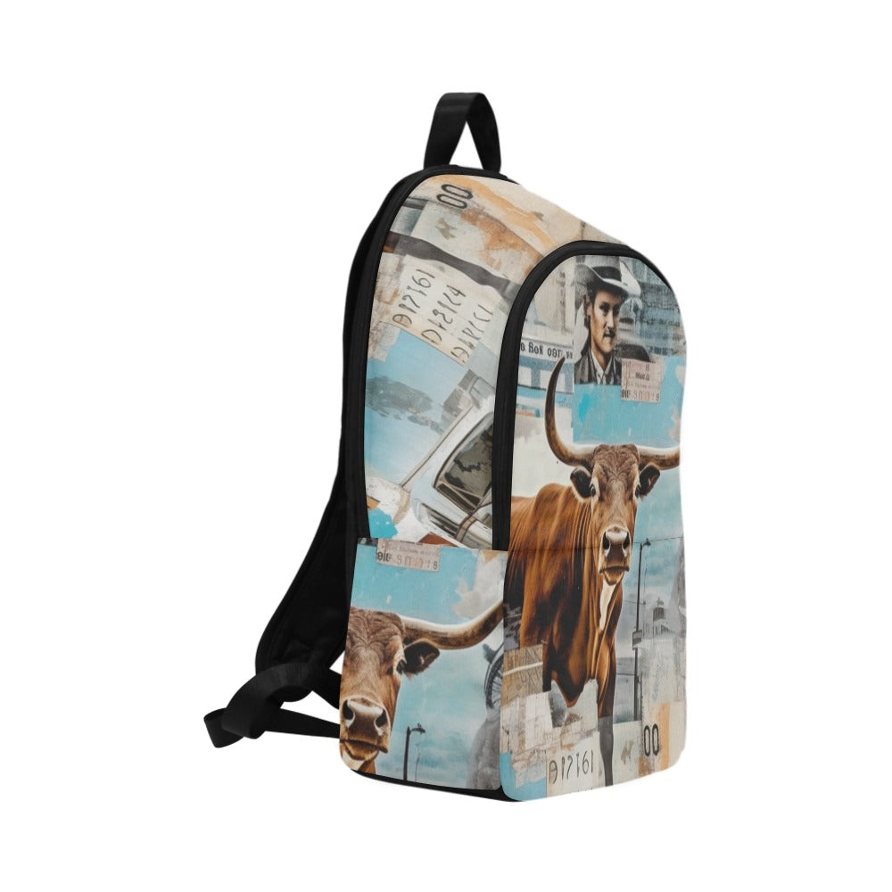 Baha Ranch Vintage Bull Collage Western Backpack by Baha Ranch Western Wear - product image 5
