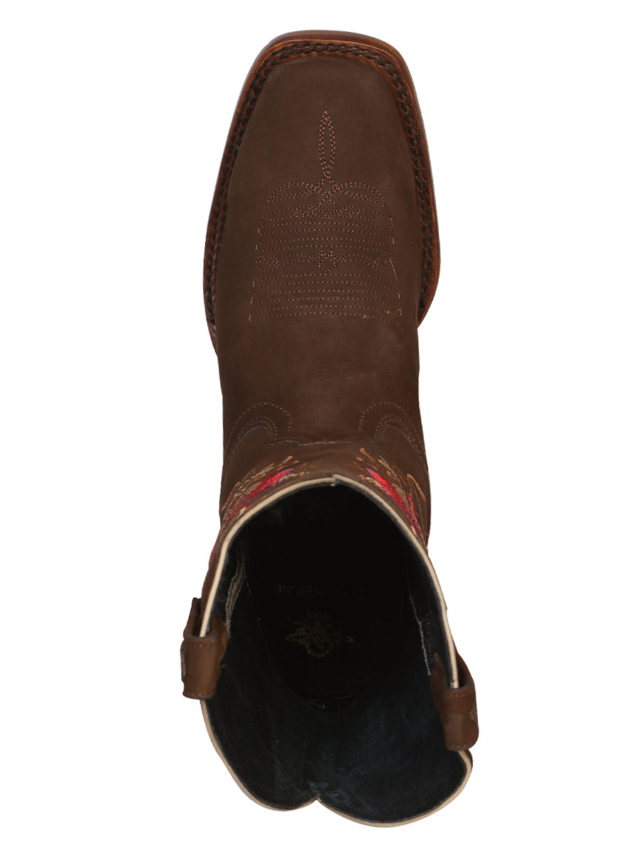 El General Rodeo Boot - Suede Brown 42025 — view 3