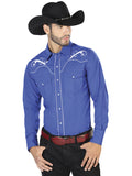 Blue Western Long Sleeve Shirt 42959