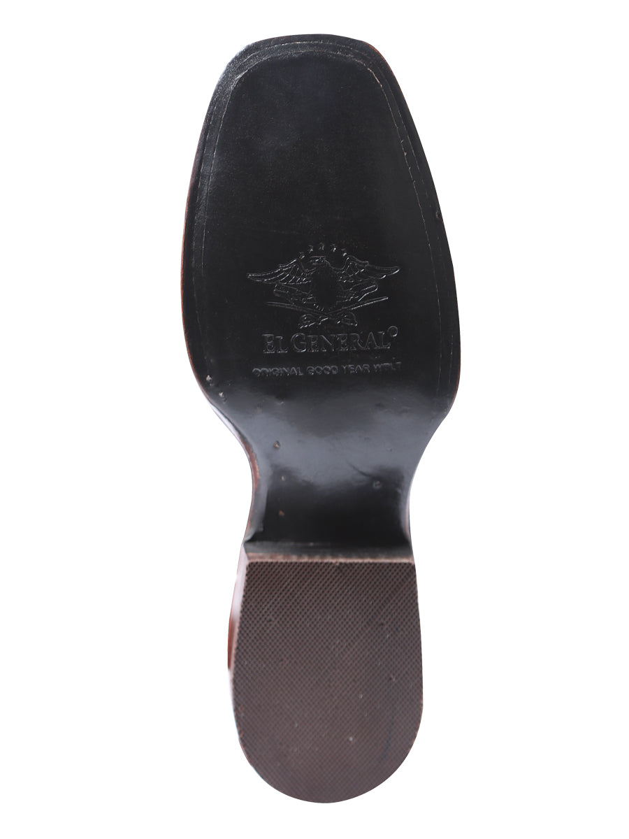 El General Womens Rodeo Boot - Nobuck Peach 42979 — view 3
