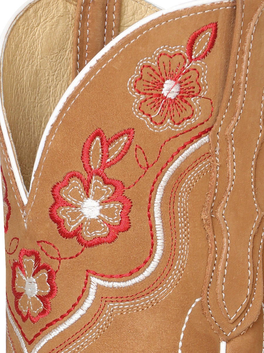 El General Womens Rodeo Boot - Nobuck Peach 42979 — view 4