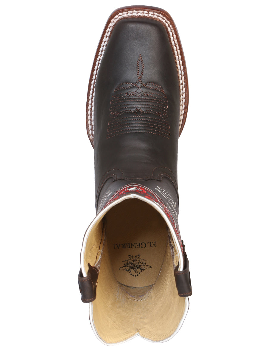 El General Womens Rodeo Boot- Dark Chocolate 42981 — view 2