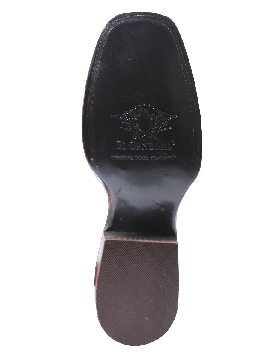El General Womens Rodeo Boot- Dark Chocolate 42981 — view 3