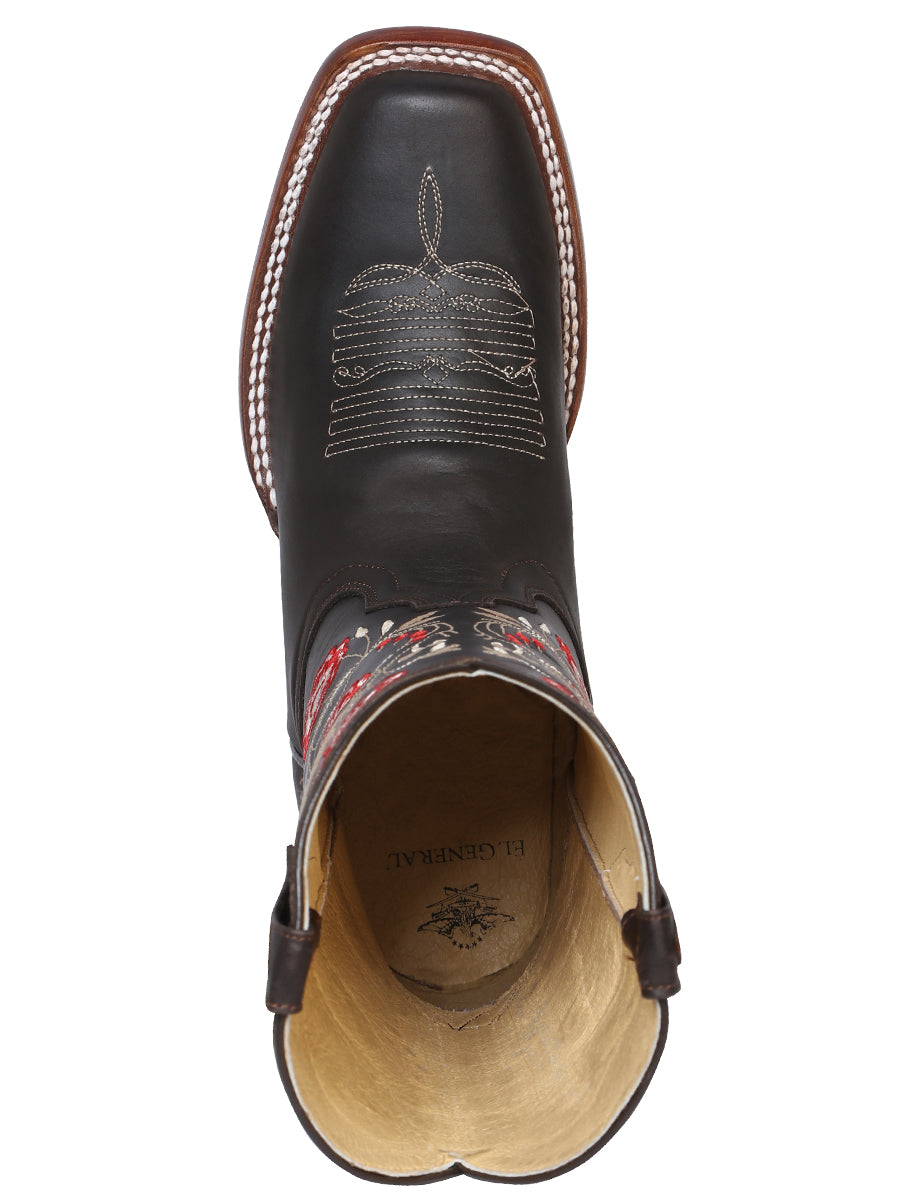 El General Womens Rodeo Boot- Dark Chocolate 42982 — view 2