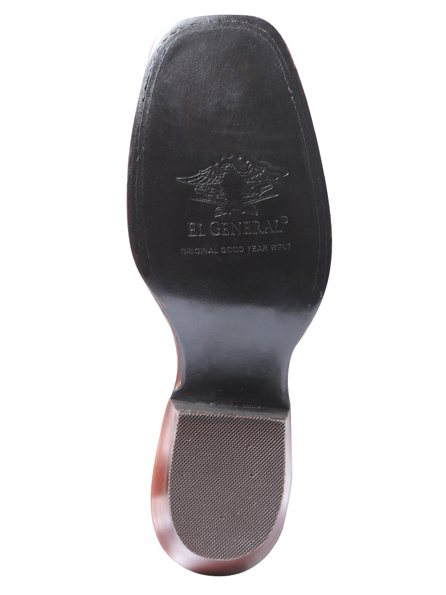 El General Womens Rodeo Boot- Dark Chocolate 42982 — view 3