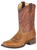 El General Men's Leather Cowboy Boot - Made in Mexico - Crazy Honey 43012