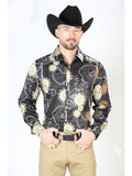 Black Gold Casual Long Sleeve Shirt 43992