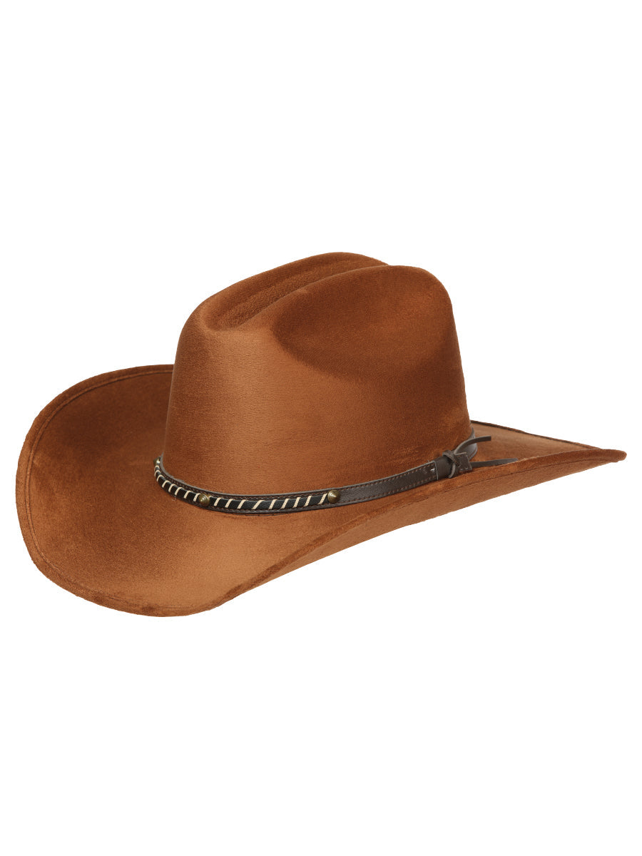 El General Adult Unisex Suede Western Cowboy Hat - Tobacco 44257