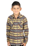 Casual Long-Sleeve Shirt by El General Yellow 44412