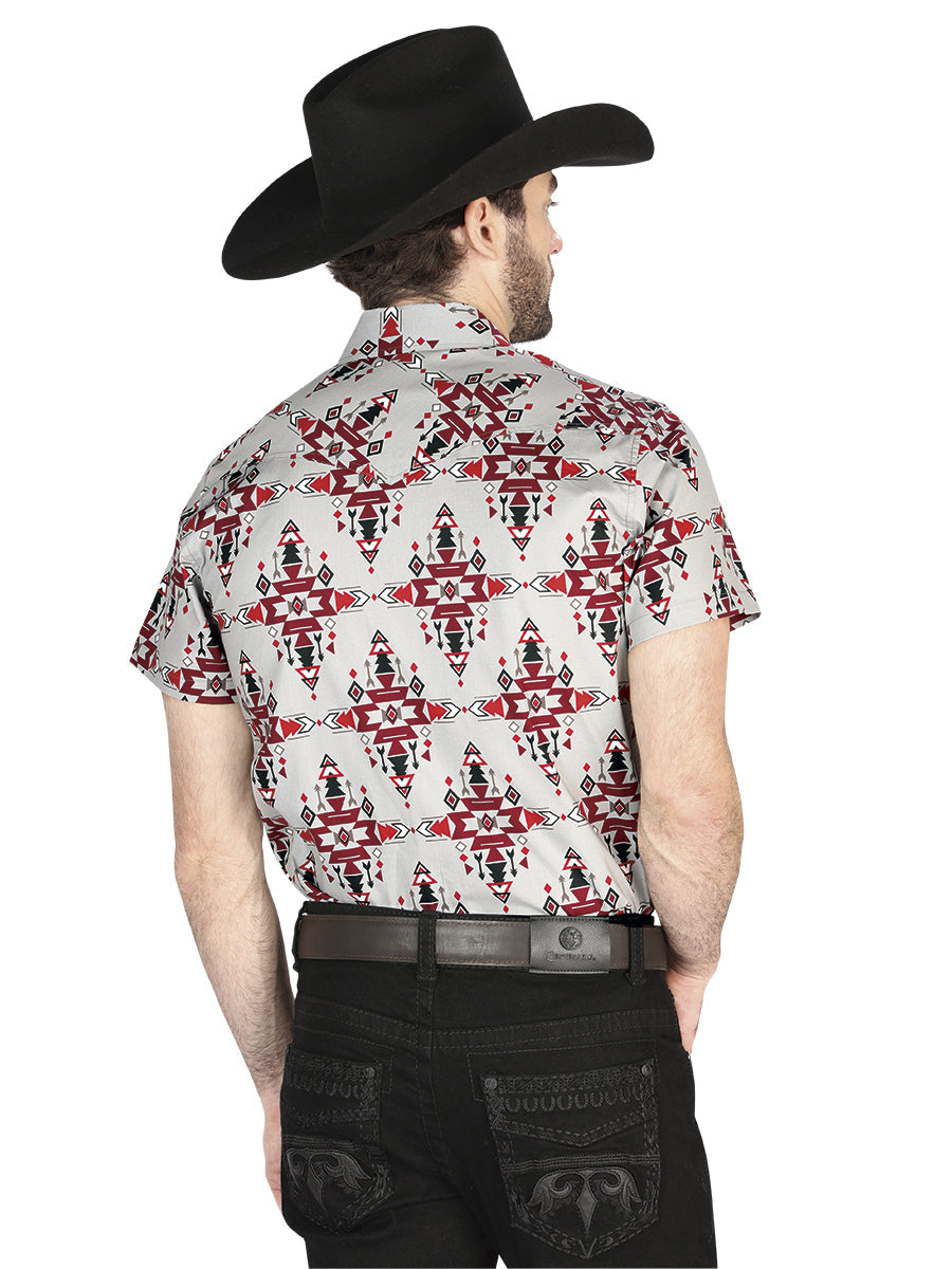El General Western Shirt - Gray 44446 — view 2