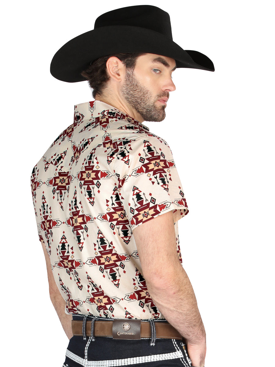 El General Western Shirt - Ivory 44448 — view 2