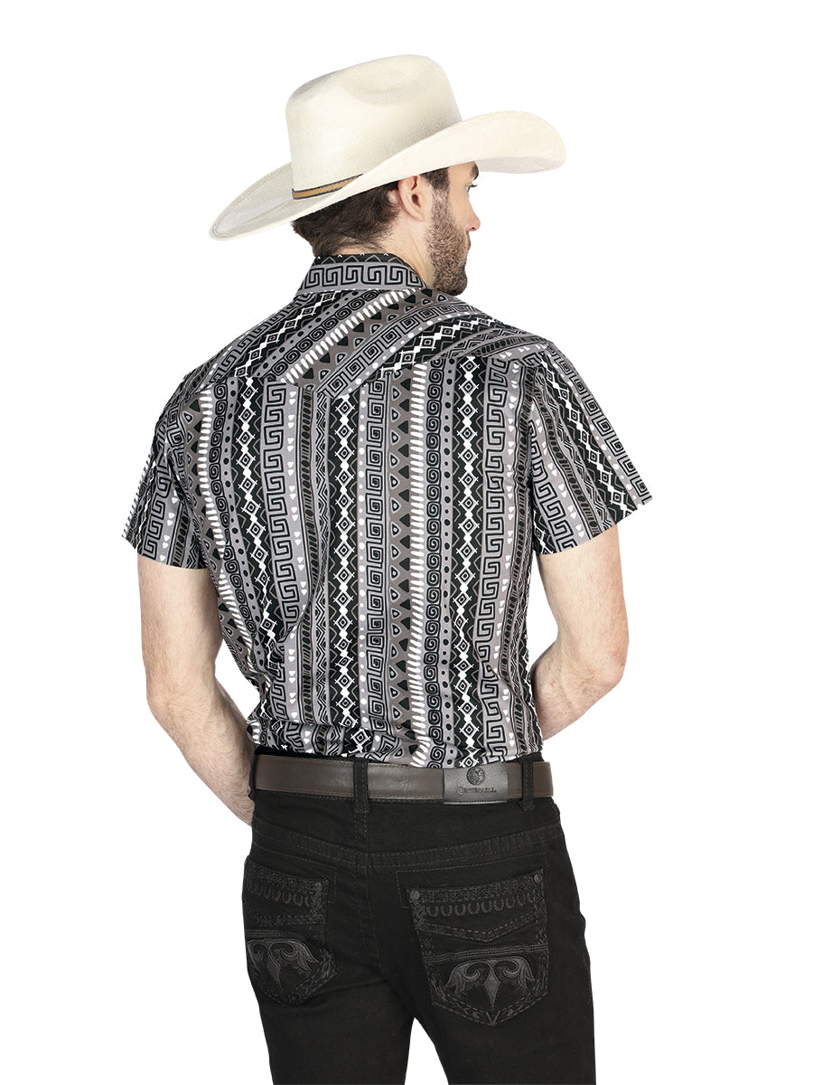 El General Western Shirt - Gray 44457 — view 2