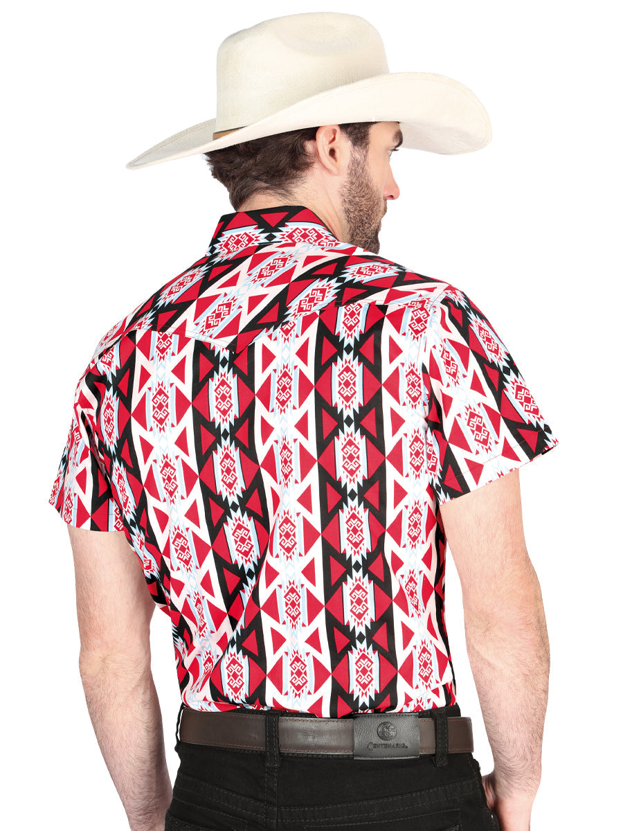El General Western Shirt - Burgundy 44458 — view 2
