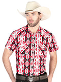 El General Western Shirt - Burgundy 44458