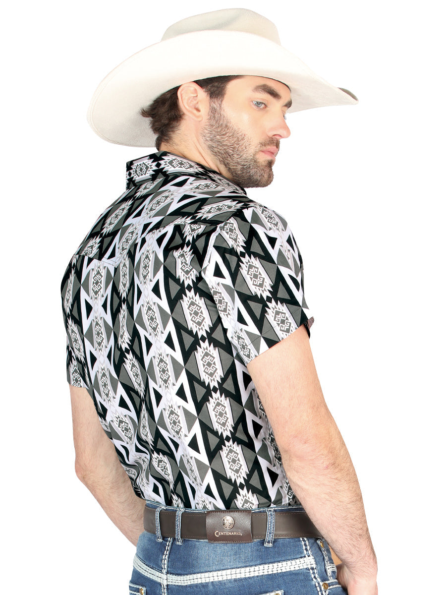 El General Western Shirt - Gray 44459 — view 2