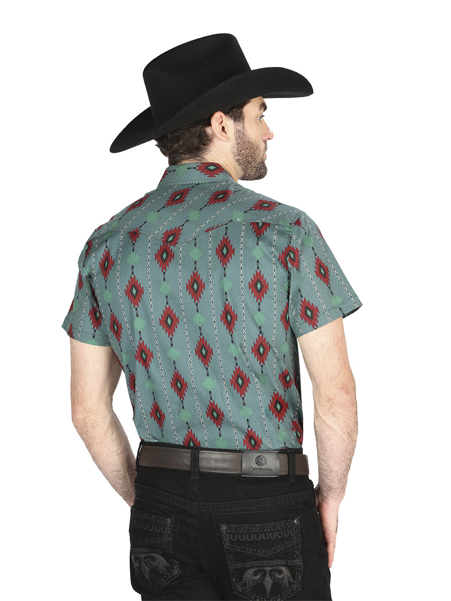 El General Western Shirt - Mint 44463 — view 2
