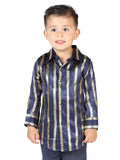 El General Navy/Gold Casual Long-Sleeve Shirt 44571