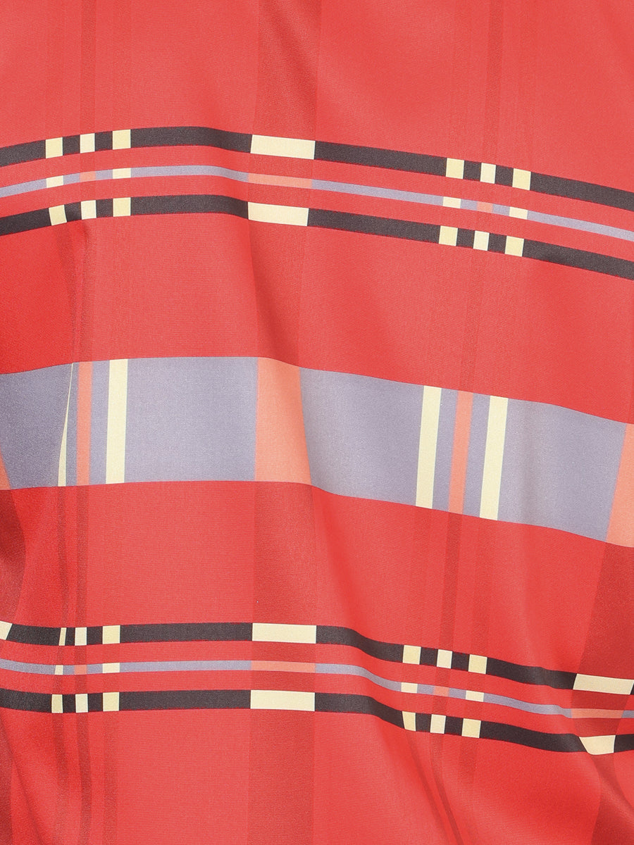 El General Red Casual Long-Sleeve Shirt 44601 — view 4