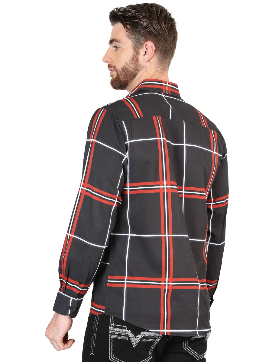 El General Black Casual Long-Sleeve Shirt 44605 — view 2