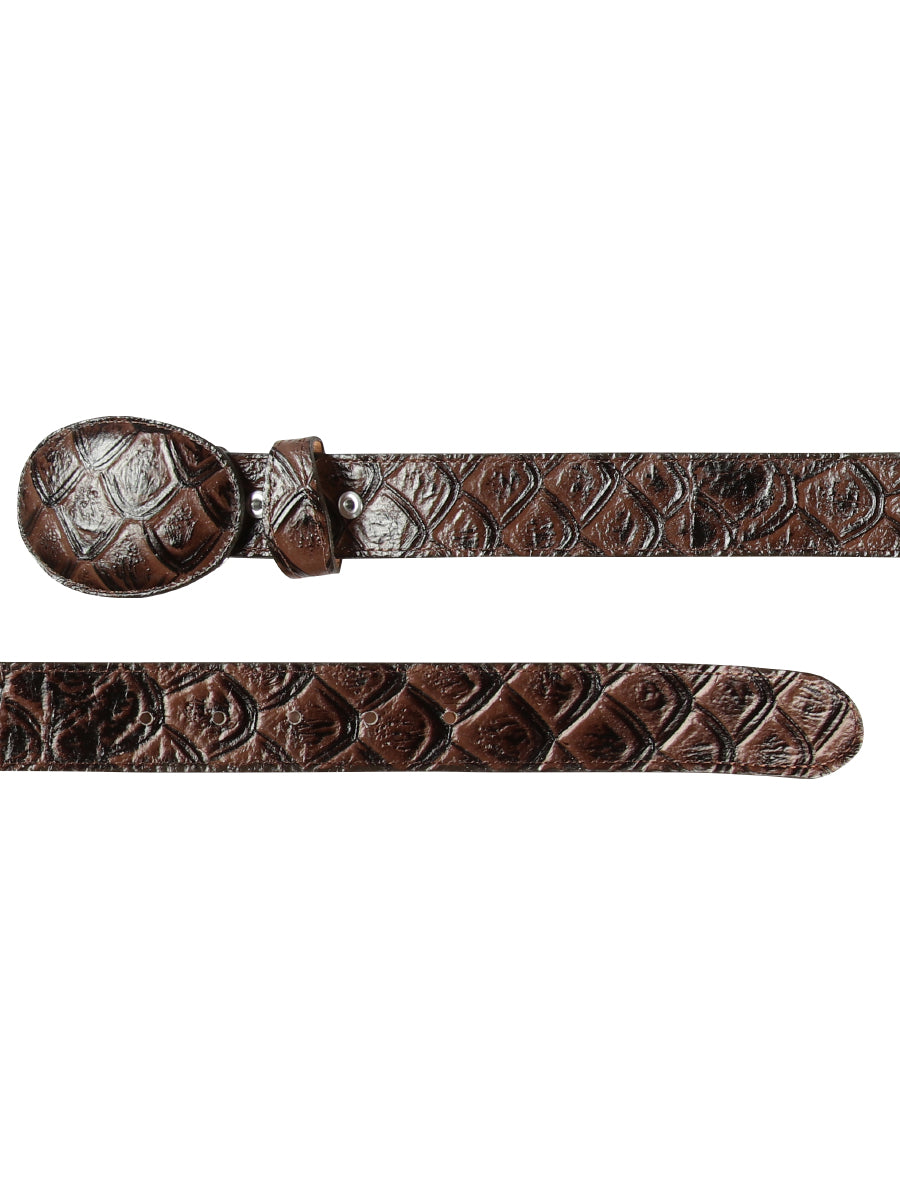 Cowboy Belt - El General - Imitation- Pirarucu - Brown 44668 — view 2