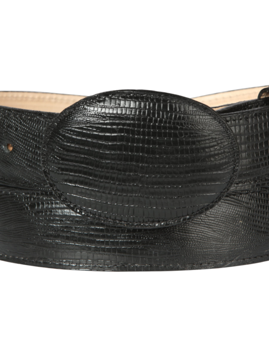 Cowboy Belt - El General - Imitation Lizard - Black 44670 — view 3