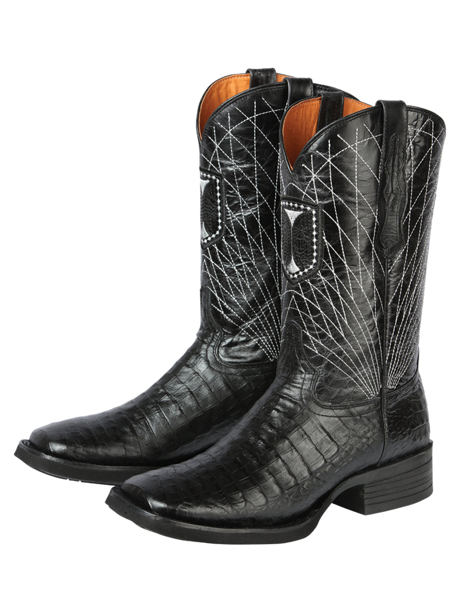 El General Rodeo - Printed Alligator leather boots - Black 44671 — view 3