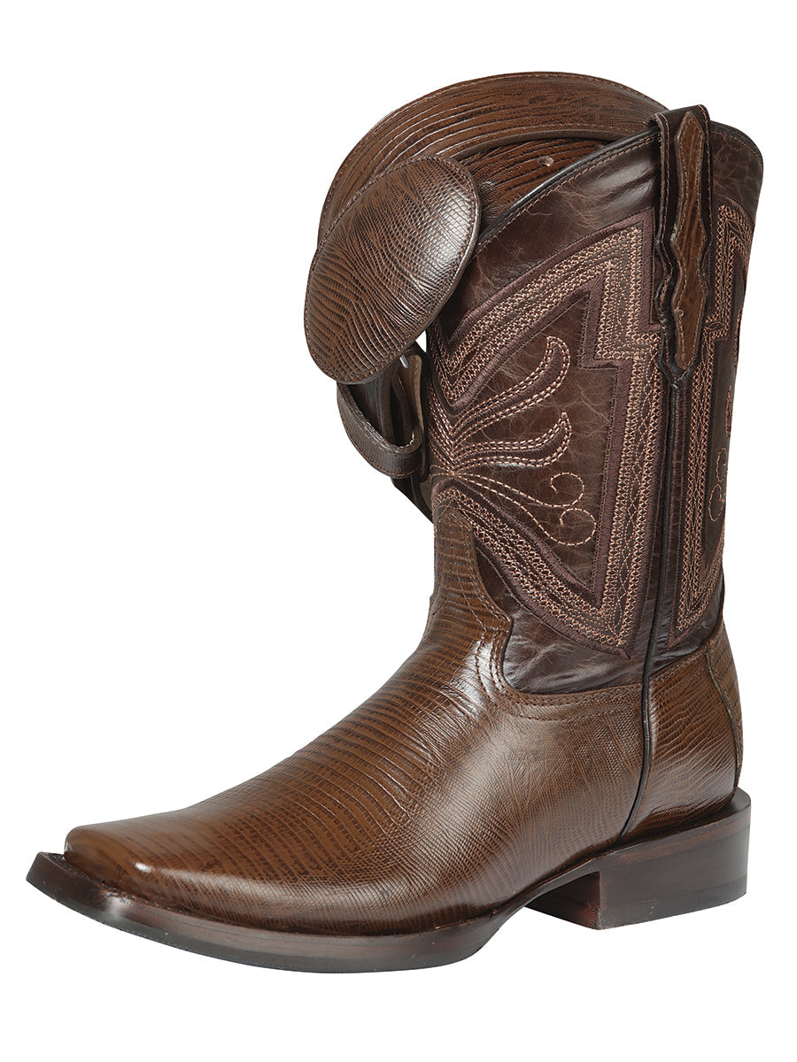 El General Rodeo - Printed Lizard leather boots - Brown 44674 — view 3