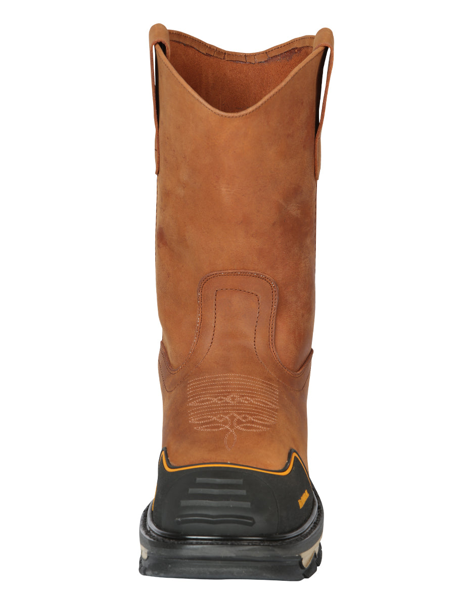 El General Men’s Leather Work Boot - Made in Mexico - Crazy Kansas 44689 — view 2
