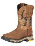 El General Men's Leather Work Boot - Made in Mexico - Alasan Arena Sand 44691