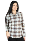 El General - Casual Long-Sleeve Shirt - Brown/Sand 44717