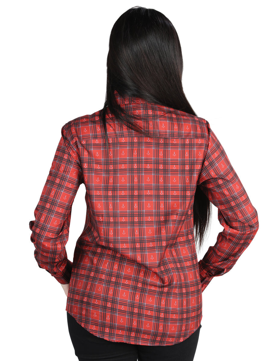 El General - Casual Long-Sleeve Shirt - Red 44722 — view 2